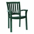 Compamia Compamia ISP015-GRE Sunshine Resin Dining Arm Chair Green - set of 2 ISP015-GRE